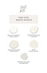 With a wide variety of whites to choose from, benjamin moore offers more than 140 white options that range from warm to cool, pink and peach. Tiny Bits Of Happiness