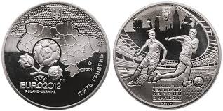 The 2012 uefa european football championship, commonly referred to as uefa euro 2012 or simply euro 2012, was the 14th european championship for men's national football teams organised by uefa. 5 Griven 2011 Ukraina Finalnyj Turnir Chempionata Evropy Po Futbolu 2012 Kiev Kupit Monety