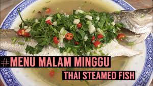 Thank you ya teman2 sudah support aku. Resep Ikan Siakap Kukus Thai Steamed Fish Youtube