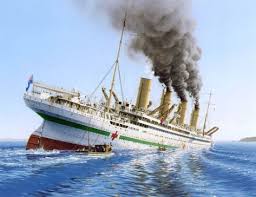 The wreck rested on the bottom undisturbed for some twenty years until divers when the barge sank, it was anchored both fore and aft. 36 Britannic Ideen Schiff Grosse Treppe Schiffswrack