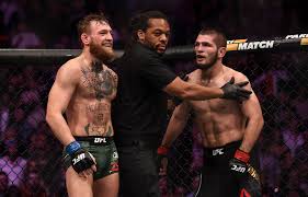 Khabib nurmagomedov defends his lightweight championship against conor mcgregor in las vegas. Khabib Snubs Conor Mcgregor As He Relishes Ufc Lightweight World War With Russians Americans And Brazilians