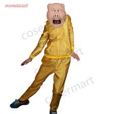 Von basics bis hin zu festmode: 2016 Movie Sing Cosplay Porcupine Ash Latex Mask Pig Animal Mask Halloween Party Party Party Party Party Halloweenparty Animal Masks Aliexpress