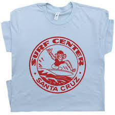 Details About Santa Cruz Surf T Shirt Vintage Mens Womens Surfing Surfboard Monkey Skateboard