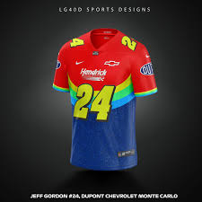 Jeff Gordon Concept Nfl Jersey Front View Em 2020