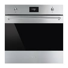 Open the kitchen range door and pull the hinge locks from both sides. Smeg Sf6301tvx Classic Multifunction Electric Buit In Single Oven Stainless Steel Appliances Direct