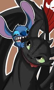 Cute toothless toothless and stitch pikachu and stitch lilo and stitch toothless wallpaper disney stich stitch drawing cute disney drawings stitch and toothless by kitchiki on deviantart. Desktop Stitch And Toothless Wallpaper Novocom Top