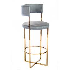 Nisbett Dove Grey Bar Stool