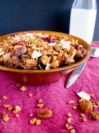 Granola Aux Fruits Et Aux Noix Food Breakfast