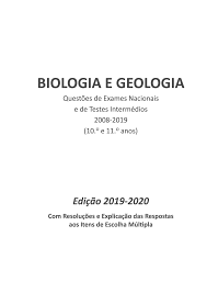 Tem perguntas para as várias disciplinas (matemática, biologia e geologia, inglês, etc) no 11º e 12º ano. Iave 2020 Biologia 10 11 Docsity