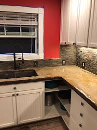 Allow the recommended period for the first coat of sealer to penetrate the. Diy Concrete Countertops Texasbowhunter Com Community Discussion Forums
