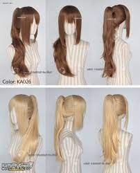 Pokemon Go Female Trainer Clip On Ponytail Wig 62cm Long Sims Hair Clip In Ponytail Sims