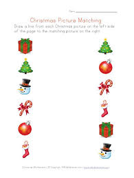 Some of the christmas math worksheets may be fairly large due to the number of images included. Christmas Pictures Matching Worksheet Holiday Worksheets Preschool Christmas Christmas Activities