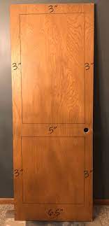 Hollow core doors have a wood frame around the perimeter of the door panel, usually one to two inches in depth. How To Update A Hollow Core Door For 3 Diy Interior Doors Door Makeover Diy Hollow Core Door Makeover