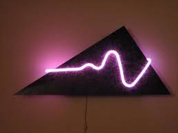 Pyramid With An Ekg Ok Neon Neon Furniture Neon Tube Lights