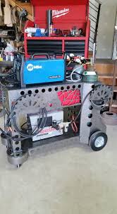 Custom Welding Table With Welding Cart Built In Pic 1 Welding Cart Welding Table Welding Projects