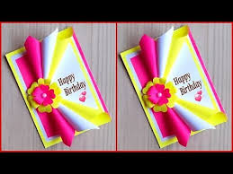 Create a greeting card your friends and family will cherish. Easy And Beautiful Birthday Card Making How To Make Handmade Birthday Greeting Card For Best Friend Youtube