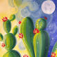 Starry Cactus Sip and Paint at DiBella’s event image