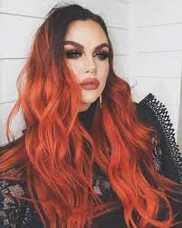 Laura Lomonaco Mua Achieved This Perfect More Natural Ginger Tone Using Sunset Orange Darken The Shade Alternative Fashion Outfits Hair Color Mermaid Hair
