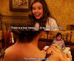 Pan Floats Looks Shocked And Smiles I Should Like To Offend It With You John Peter Pan Movie Peter Pan 2003 Peter Pan