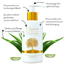 Du suchst echte biologische aloe vera? Elysius Aloe Vera Gel Bio 99 3 Premium Glasflasche 195ml Elysius