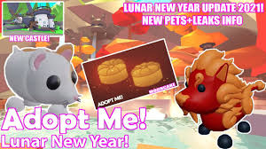 Adopt me lunar new year 2021 release date and time is anticipated by most of the fans, so we have updated all the information about adopt me lunar new year 2021 release adopt me roblox updatehi guys, today's video i give you guys more information about the lunar new year update on. New Adopt Me Lunar New Year Confirmed 2021 Chinese New Year New Pets Leaks Castle