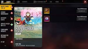 Top up bonus gloo wall winterland dan kolaborasi ff x one punch man. Free Fire How To Get Free Rewards In The Happy Shiba Top Up Event