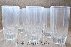A Life Of Sugar And Spice How To Clean Foggy Dishware And Glasses Cleaning Glass Clean Glasses Plastic Wine Glasses