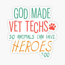Vet Tech Stickers Redbubble