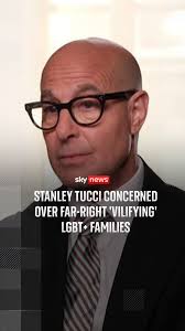 Stanley Tucci concerned over far-right 'vilifying' LGBT+ families., The  actor says his new TV series looks at what's happening in Italy  politically, all through the prism of food., Read more: ...