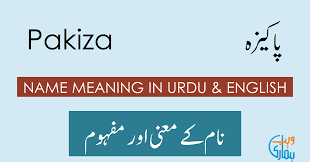 Pakiza Name Meaning Pakiza Meaning Definition The principal language of the state of maharashtra. pakiza name meaning pakiza meaning