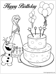When autocomplete results are available use up and down arrows to review and enter to select. Anna Olaf And Happy Birthday Cake Coloring Pages Cartoons Coloring Pages Coloring Pages For Kids And Adults