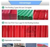Customize Thickness Painted Steel Corrugated Roof Sheet ...