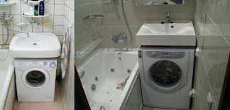 Kleines bad mit waschmaschine und handbemalten fliesen. Waschmaschine Im Bad Wie Man Es Stellt Oder Versteckt