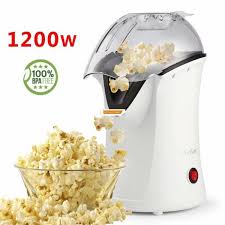 Goodies, cadeaux d'affaire, stimulation des ventes ou encore fidélisation : Meykey Machine A Pop Corn Electrique 1200w Modele Bh9801 Air Chaud Eu Prise Blanc Cdiscount Electromenager