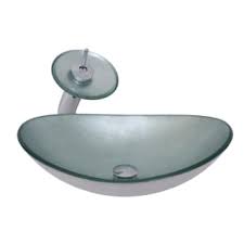 glass vessel bathroom sink