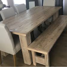 See more ideas about dining table, barnwood dining table, farmhouse table. Timber Frame Bench Prairie Barnwood