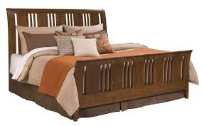 Kincaid Cherry Park Solid Wood King Sleigh Bed 63 152p Kincaid Furniture Furniture Sleigh Beds