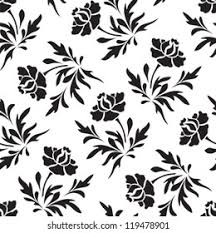 Free for commercial use no attribution required high quality images. Black White Seamless Floral Pattern Vector Stock Vector Royalty Free 119478901