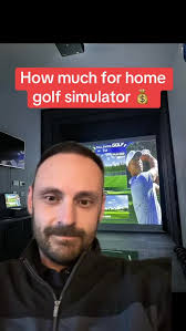 Home golf simulator cost ⛳️, #golf #golfsim #golftips