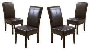 Maybe you would like to learn more about one of these? Gdf Studio Percival T Stitched Chocolate Brown Leather Dining Chairs Transitional Dining Chairs By Gdfstudio Houzz