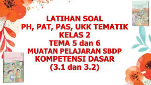 Soal tematik kelas 1 sd tema 5 subtema 3 pengalamanku di sekolah. Kelas 2 Tematik Tema 5 Dan 6 Latihan Soal Ph Pts Pas Pat Sbdp Kd 3 1 3 2 Youtube