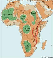 A complex rift system east african rift valley on world map | map of us western states. East African Rift Valley Africa Map History Geography Cartography
