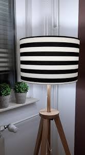Black And White Striped Lamp Shade Pin On Lamp Shades