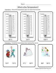Reading A Thermometer Worksheet Have Fun Teaching Thermometer Measurement Worksheets Worksheets