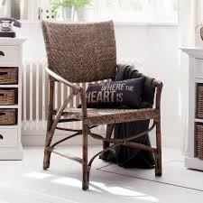 Arrow Coastal Wicker Woven Accent Chair Rattan Chair Cottage Furniture Coastal Chairs