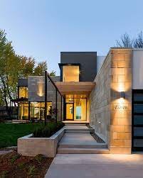 Amazing House In Beautiful Canadian Neighborhood Ottawa Homes Design Architecture Entrance Design Architecture Design