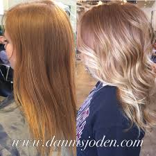 Natural Red Head With Bright Platinum Balayage Hair By Danni In Denver Co Natural Red Hair Balayage Hair Beauty