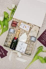 Invite me to his wedding. Custom Gift Box Design Full Service And Delivery Marigold Grey Corporate Gifts Client Appreciation Gifts Wedding Welcome Gifts
