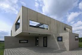 Villa Lea Modern Concrete House By A69 Architekti Concrete House Concrete Design Architecture