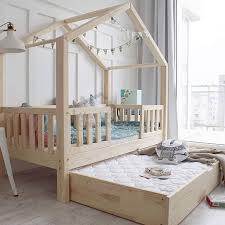 lit cabane rw 90x190cm monlitcabane deco chambre petit garcon lit cabane lit enfant maison